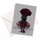 Carte de condoléances "Parapluie"